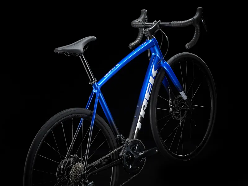 TREK Domane AL 3 Disc Road Bike in Alpine Blue to Dnister Black Fade-2